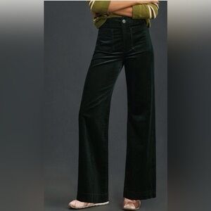 Anthropologie The Colette Corduroy Full-Length Wide-Leg Pants by Maeve - Size 26